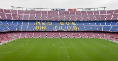 Exterior del Camp Nou, estadio del FC Barcelona