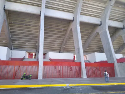 Exterior del Estadio Tlahuicole en Tlaxcala