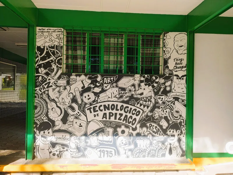 Mural en el Instituto Tecnológico de Apizaco