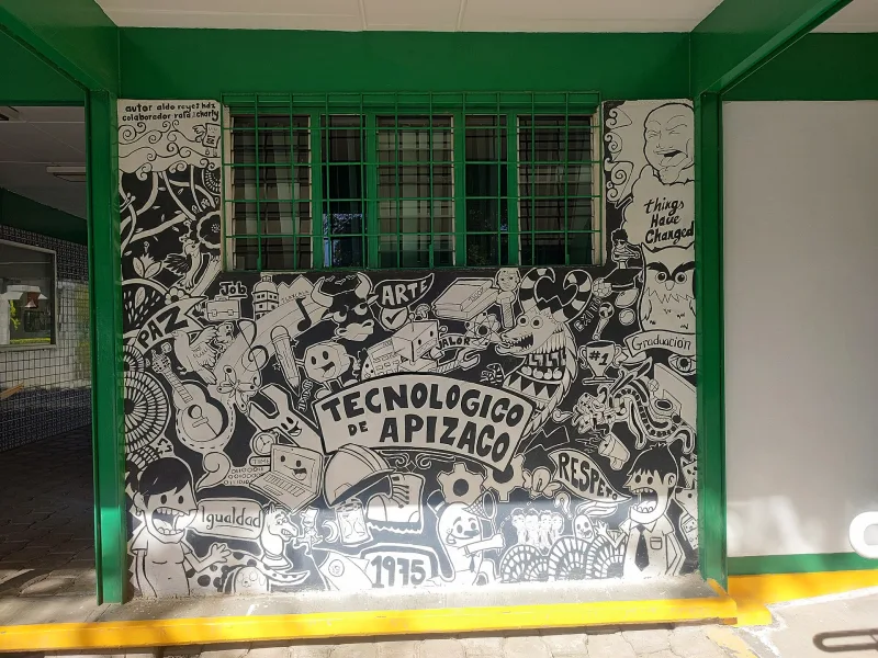 Mural artístico en Apizaco